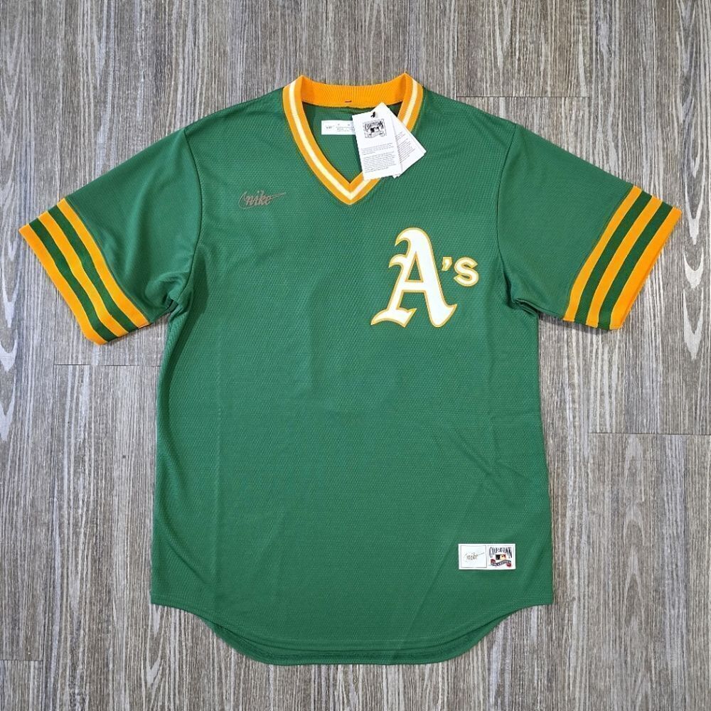 Nike Reggie Jackson Oakland Athletics A's Baseball Jersey Cooperstown Men's M